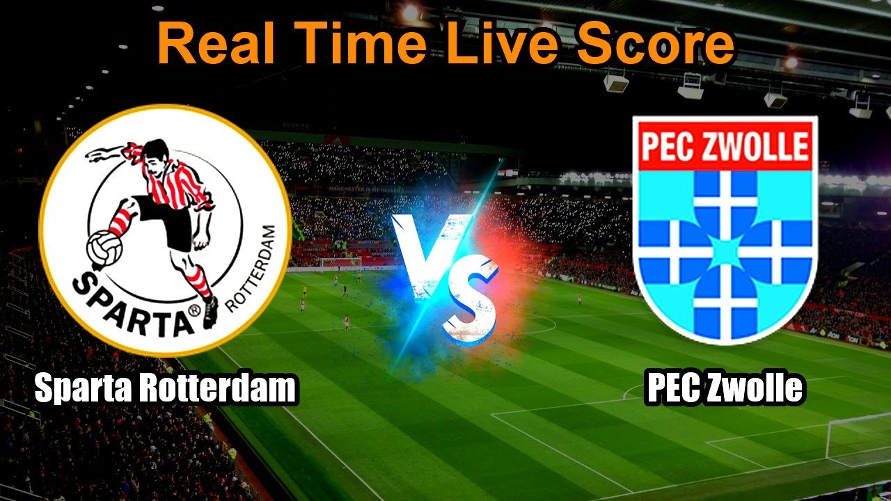 Sparta Rotterdam vs PEC Zwolle ภาพถ่ายทอดสดฟุตบอล