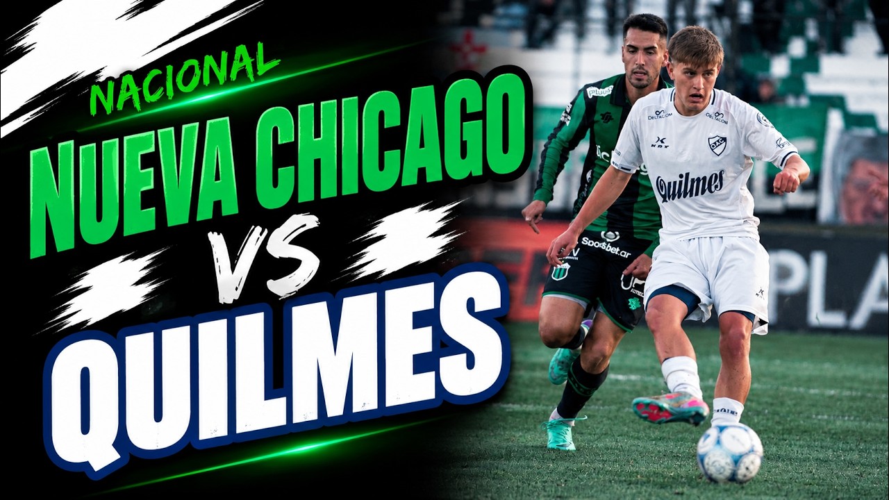 Nueva Chicago vs Quilmes ภาพวิดีโอไฮไลท์ฟุตบอล