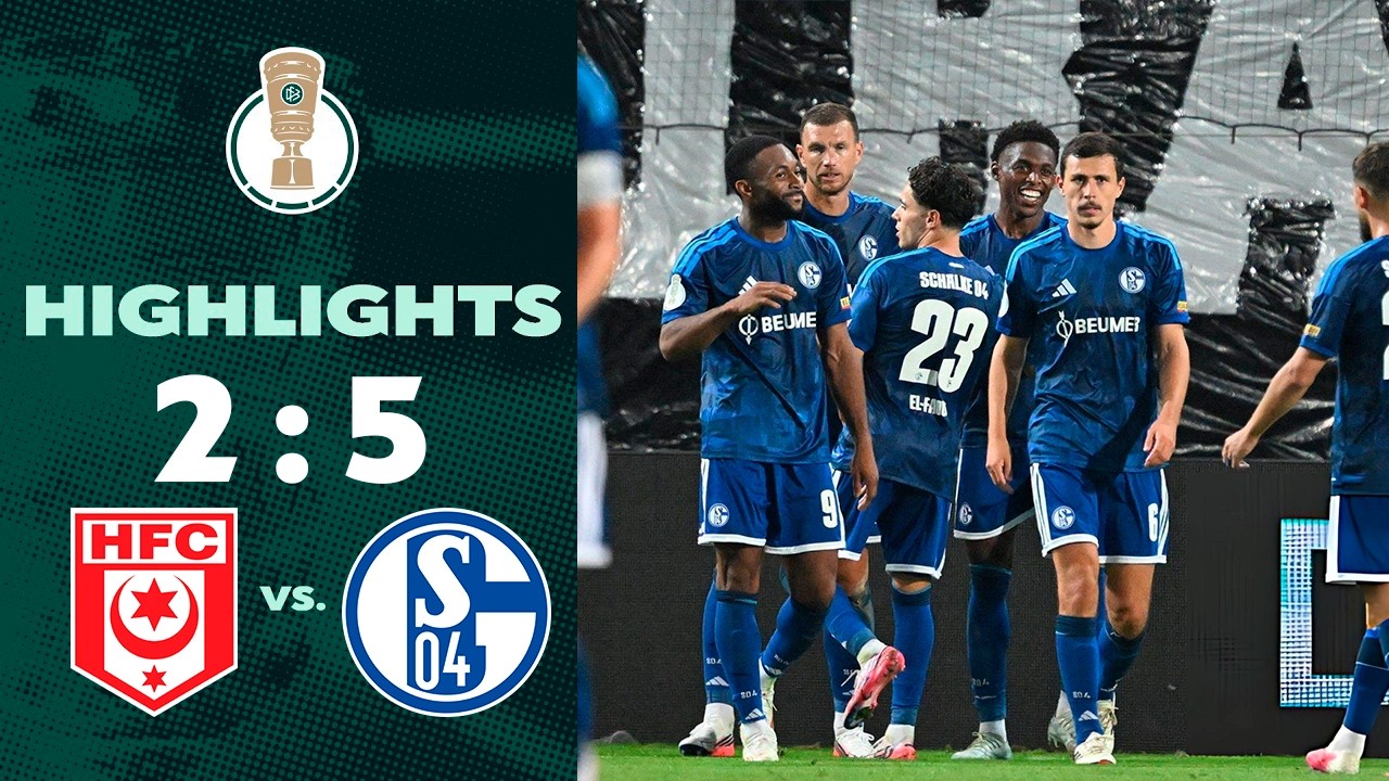 Hallescher FC vs Schalke 04 ภาพวิดีโอไฮไลท์ฟุตบอล
