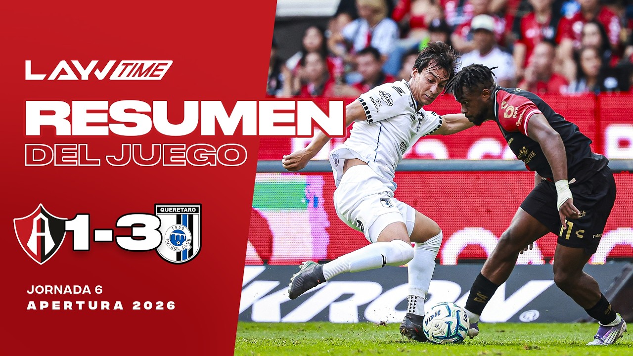 Atlas vs Querétaro ภาพวิดีโอไฮไลท์ฟุตบอล