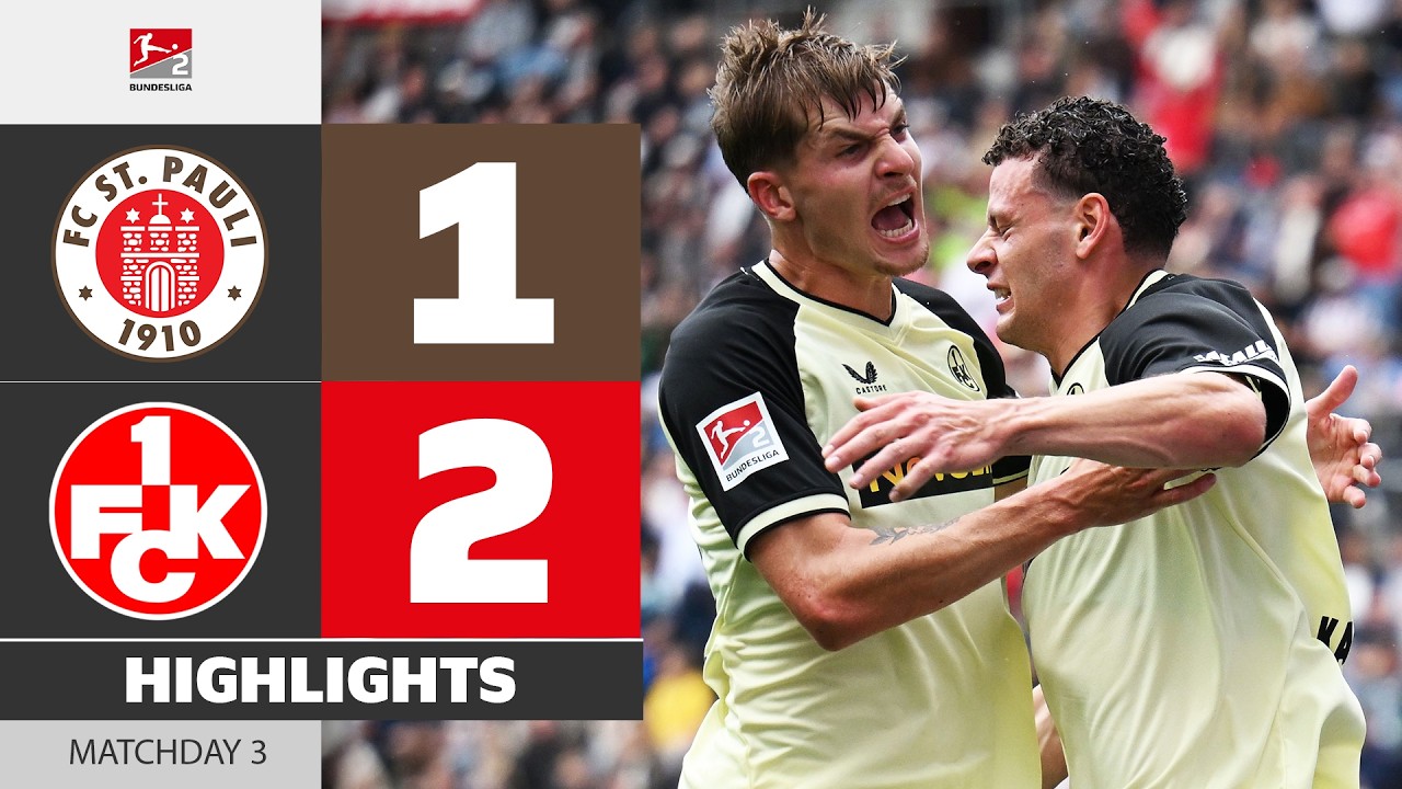 St. Pauli vs Kaiserslautern ภาพวิดีโอไฮไลท์ฟุตบอล