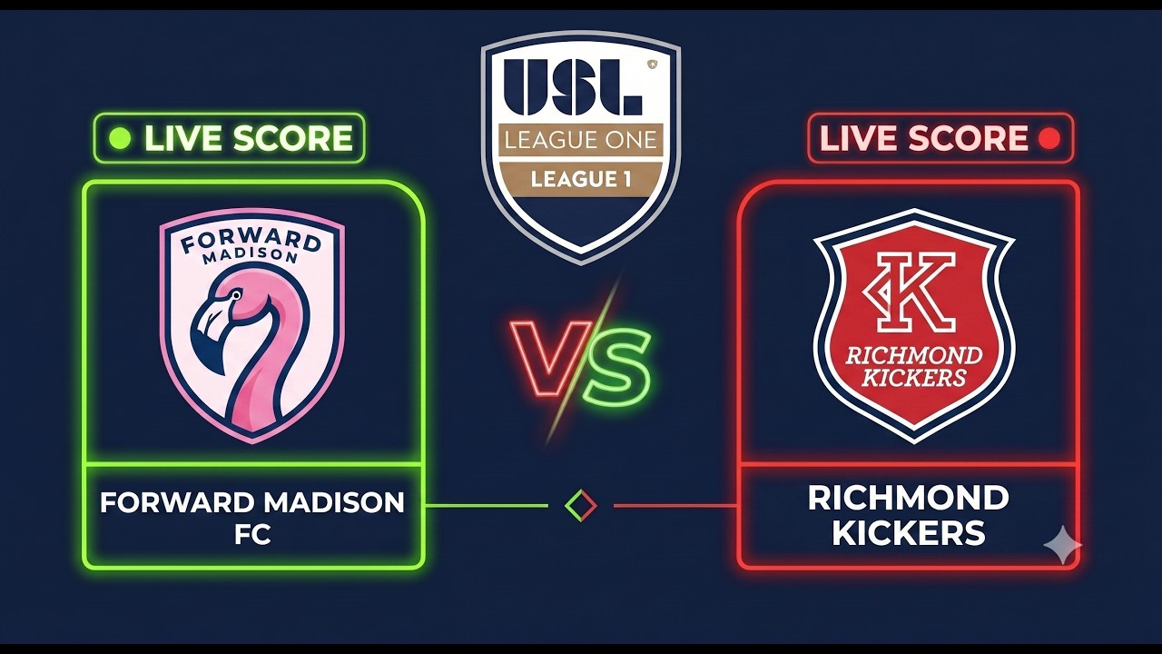 Forward Madison FC vs Richmond Kickers | USL League One 2026 | Live Score ภาพถ่ายทอดสดฟุตบอล