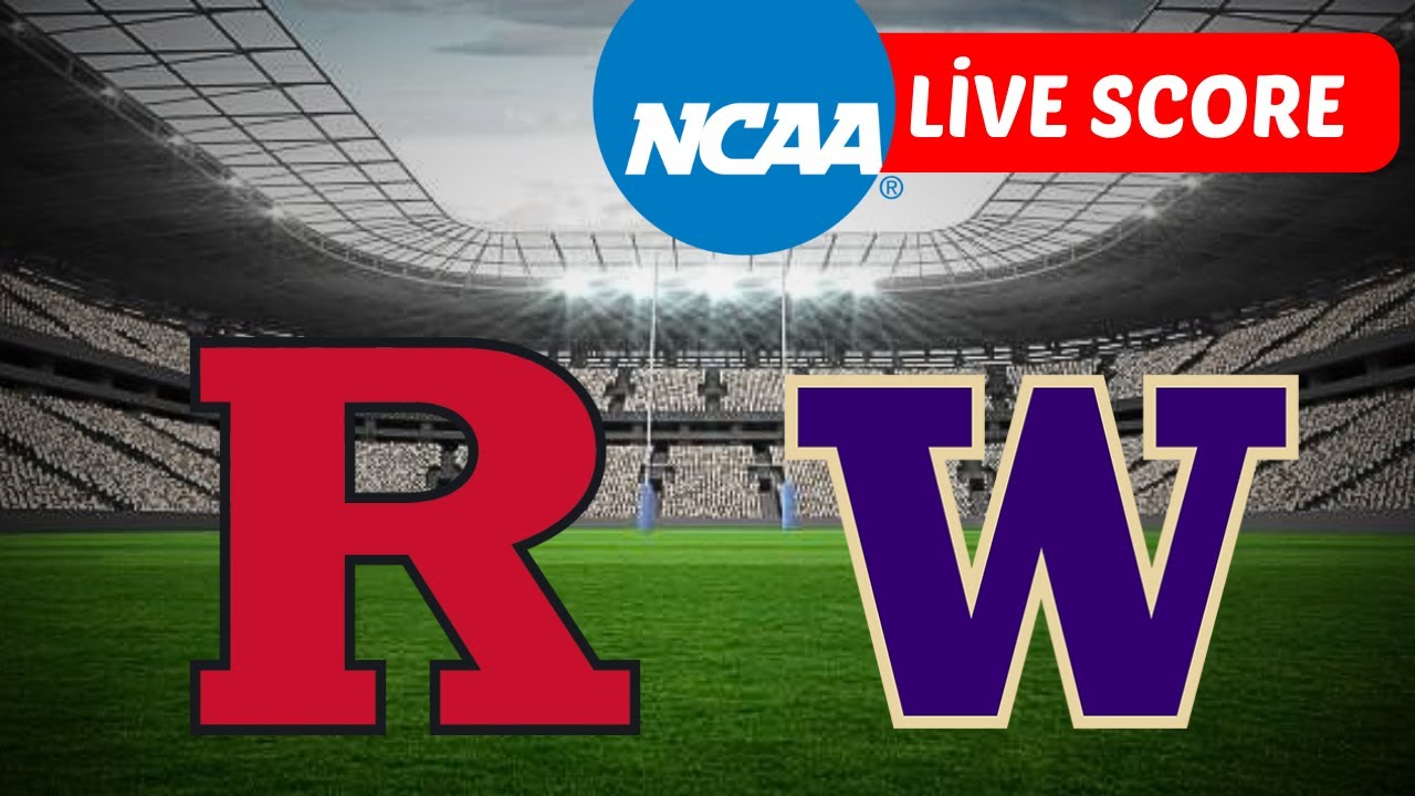 Washington vs Rutgers ภาพถ่ายทอดสดฟุตบอล