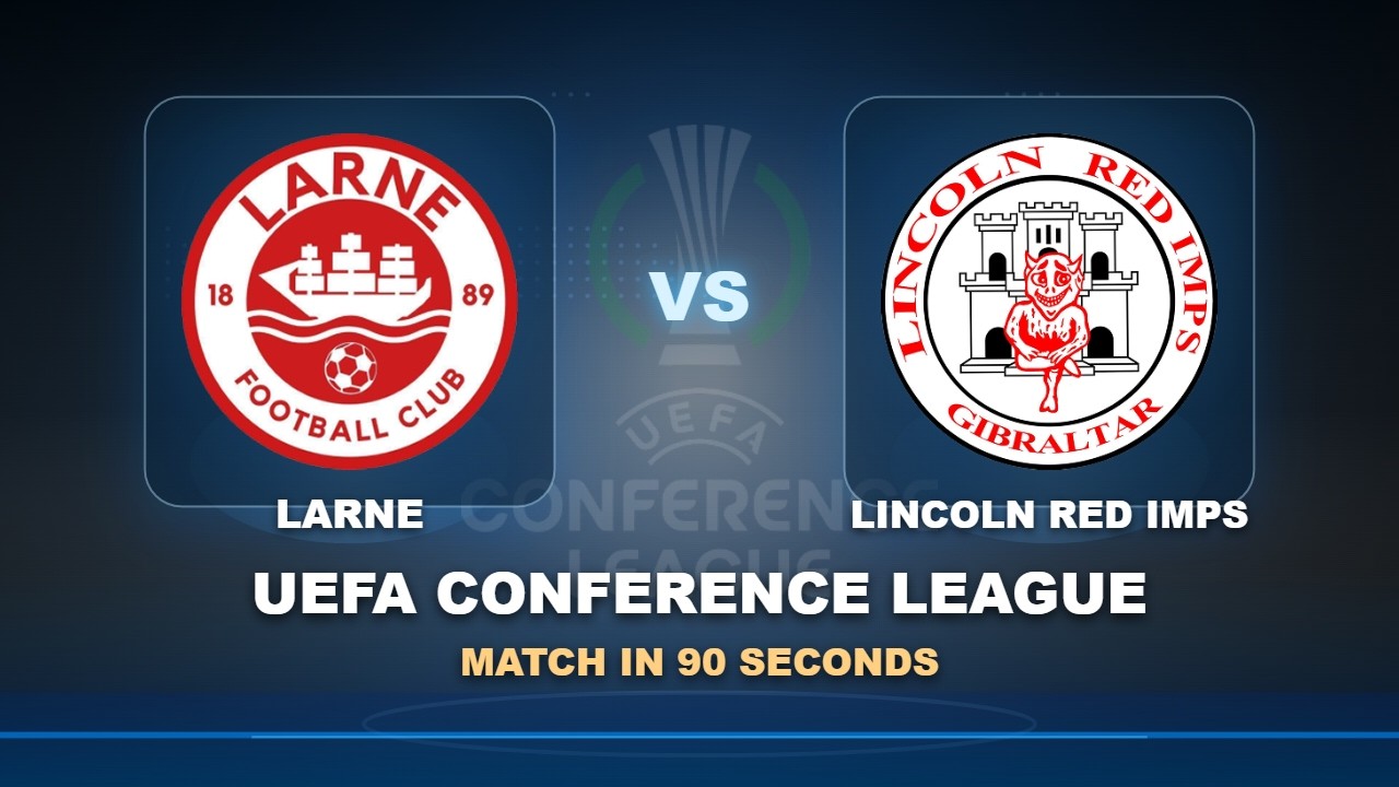 Larne vs Lincoln Red Imps วิดีโอฟุตบอล