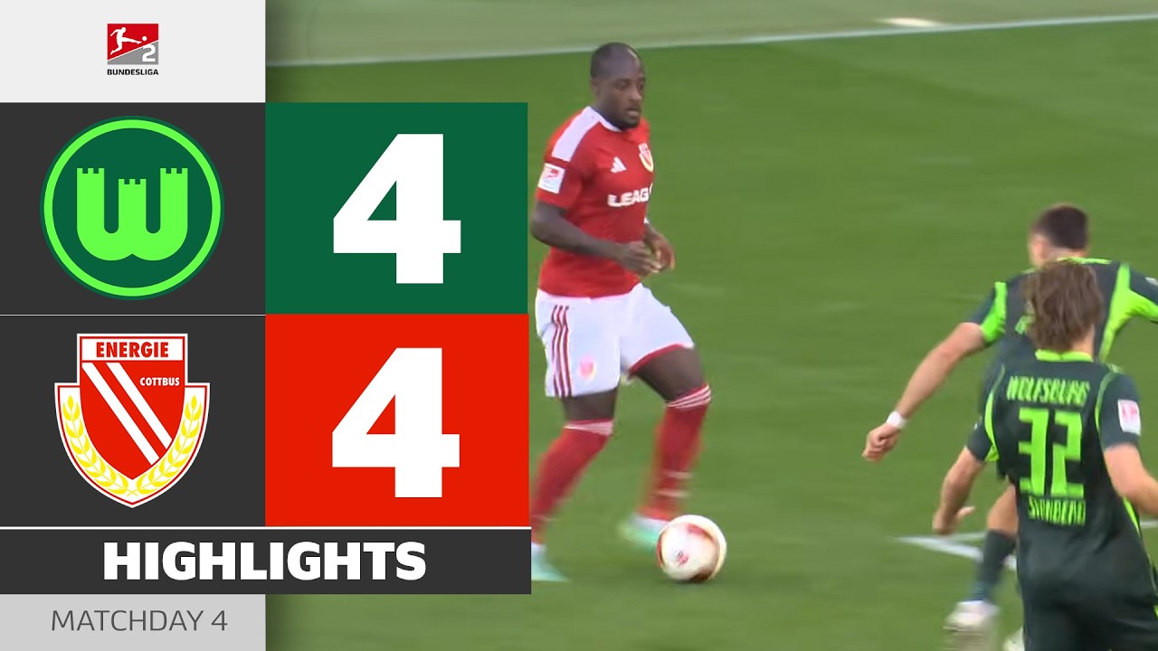 VfL Wolfsburg vs Energie Cottbus ภาพวิดีโอไฮไลท์ฟุตบอล
