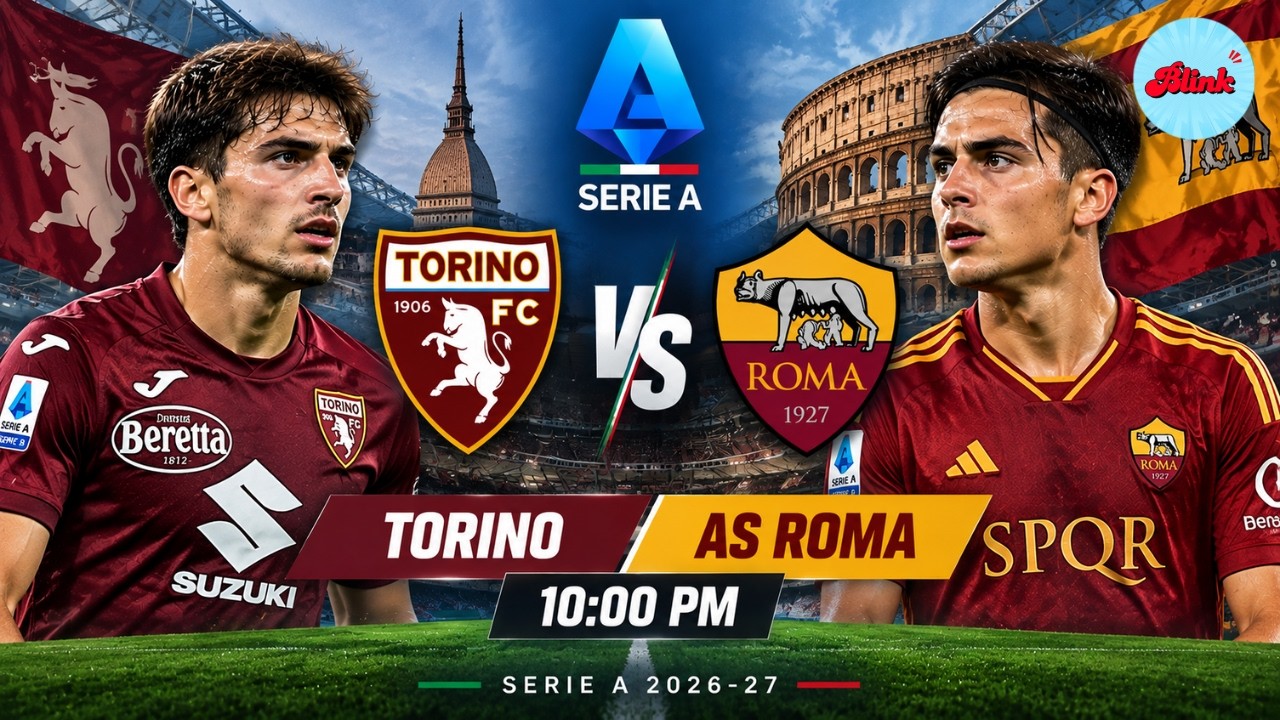 Torino vs AS Roma ภาพถ่ายทอดสดฟุตบอล