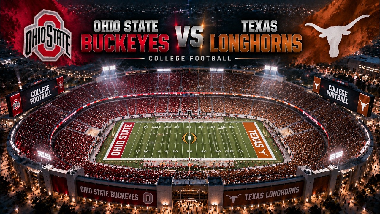 🔴 LIVE: Texas Longhorns VS Ohio State Buckeyes | NCAA Football ภาพถ่ายทอดสดฟุตบอล