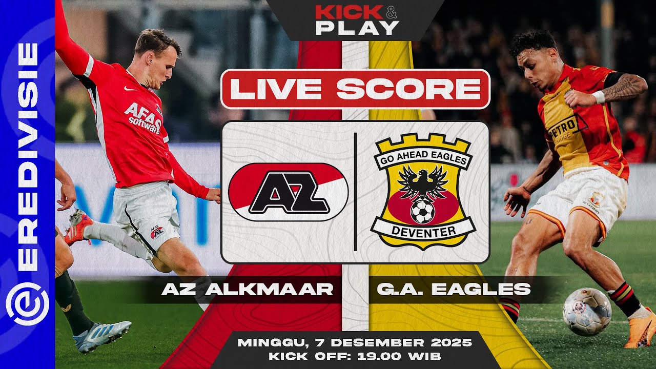 🔴 AZ Alkmaar vs Go Ahead Eagles | Eredivisie | LIVE SCORE ภาพถ่ายทอดสดฟุตบอล