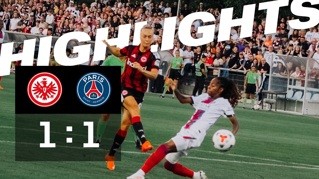Eintracht Frankfurt vs Paris Saint-Germain วิดีโอฟุตบอล