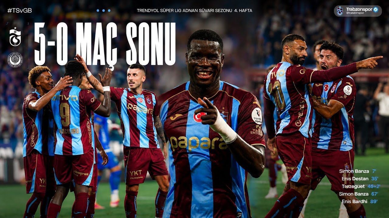 Trabzonspor vs Genclerbirligi ภาพวิดีโอไฮไลท์ฟุตบอล