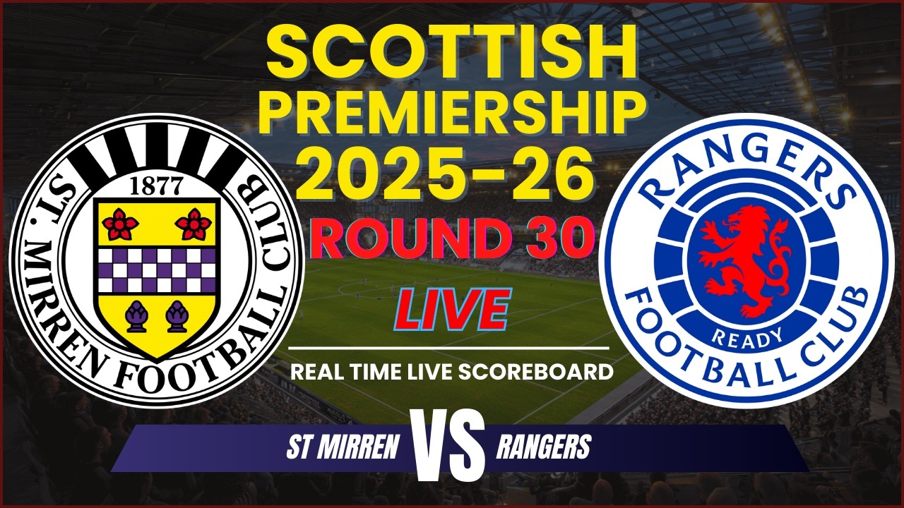 Rangers vs St Mirren ภาพถ่ายทอดสดฟุตบอล