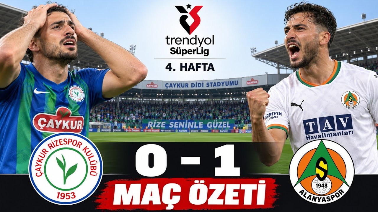Caykur Rizespor vs Alanyaspor ภาพวิดีโอไฮไลท์ฟุตบอล