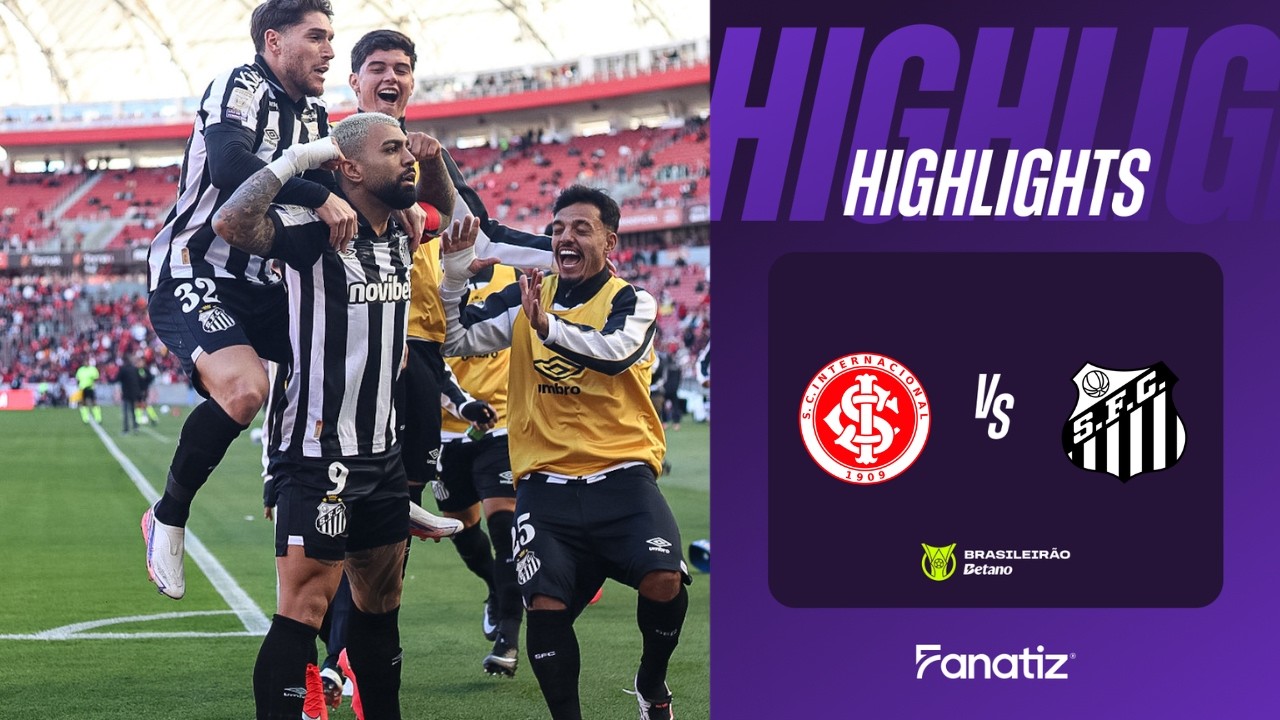 Internacional vs Santos ภาพวิดีโอไฮไลท์ฟุตบอล