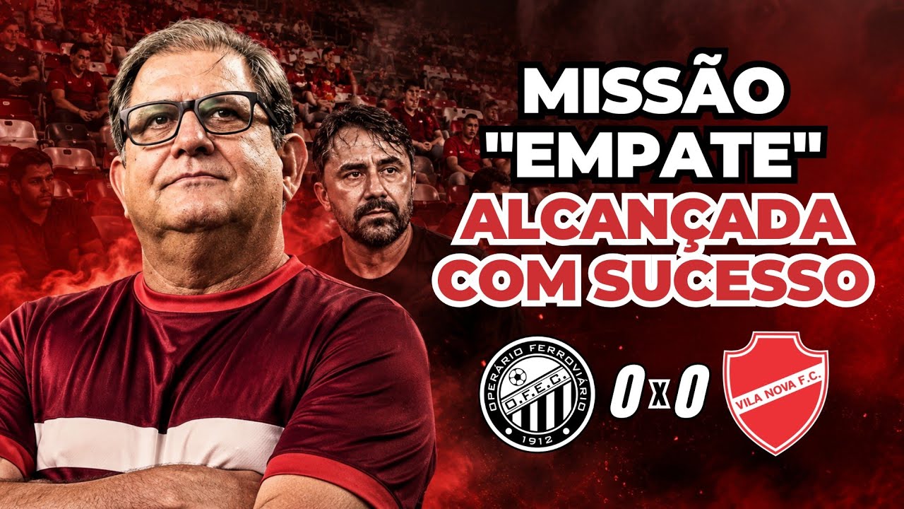Operário PR vs Vila Nova ภาพวิดีโอไฮไลท์ฟุตบอล
