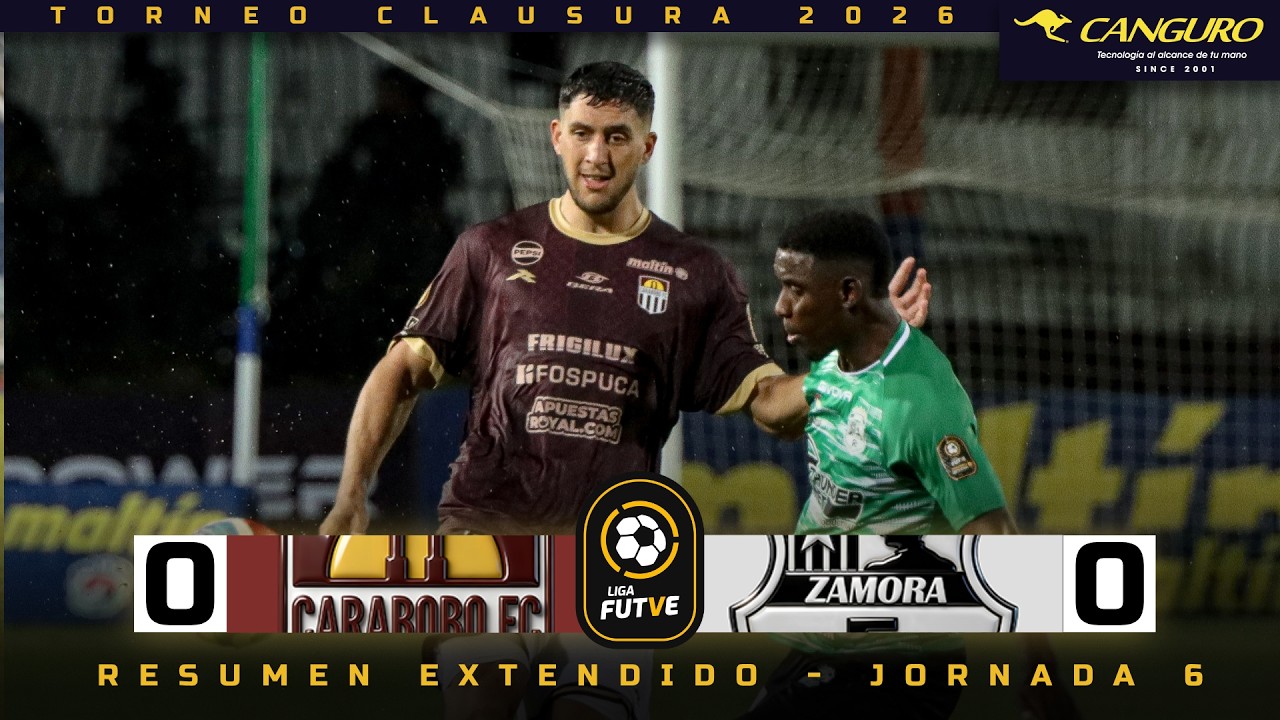 Carabobo vs Zamora FC วิดีโอฟุตบอล
