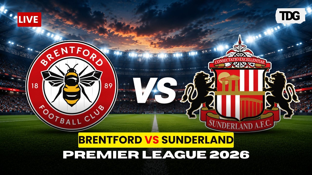 Brentford vs Sunderland ภาพถ่ายทอดสดฟุตบอล