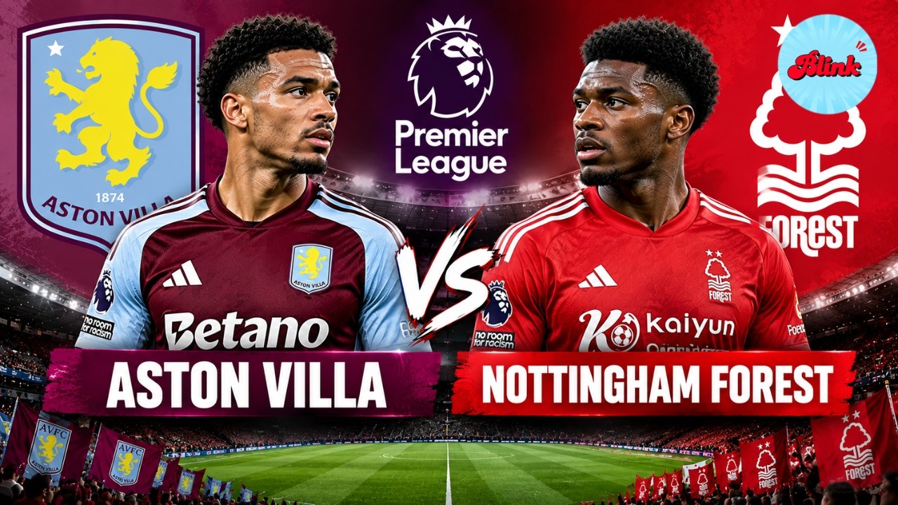 Aston Villa vs Nottingham Forest ภาพถ่ายทอดสดฟุตบอล