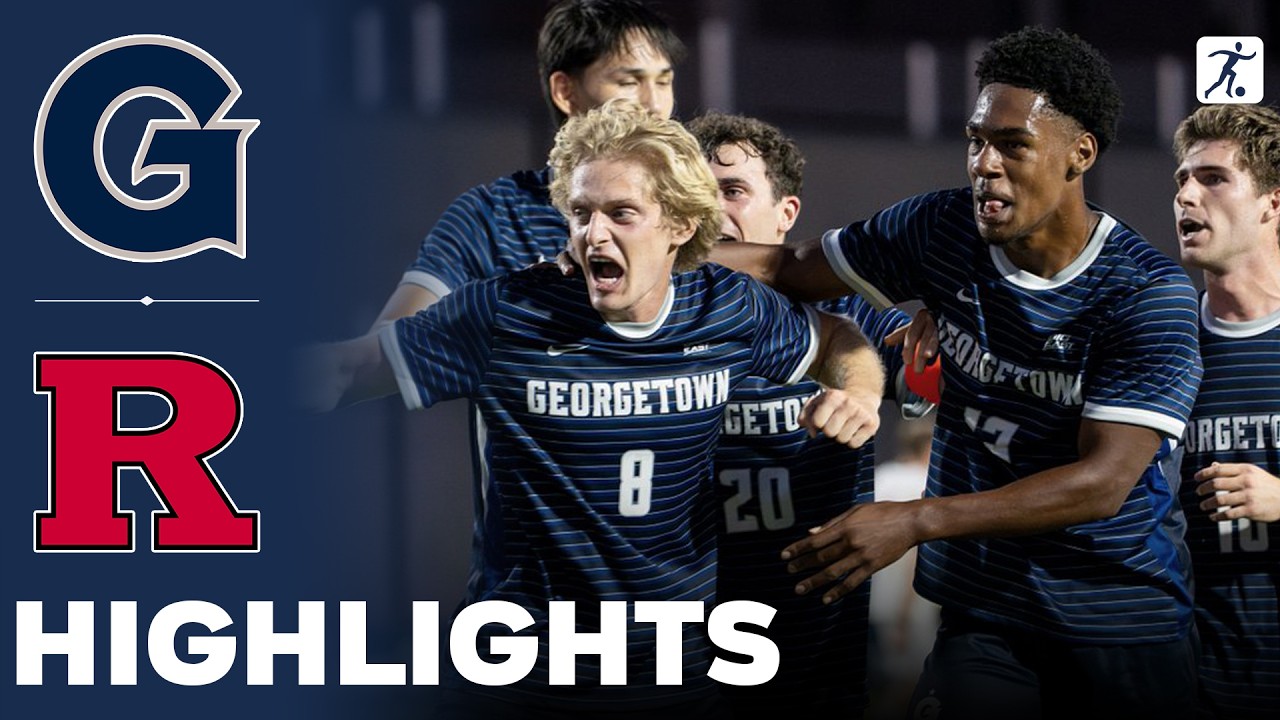 Georgetown vs Rutgers ภาพวิดีโอไฮไลท์ฟุตบอล