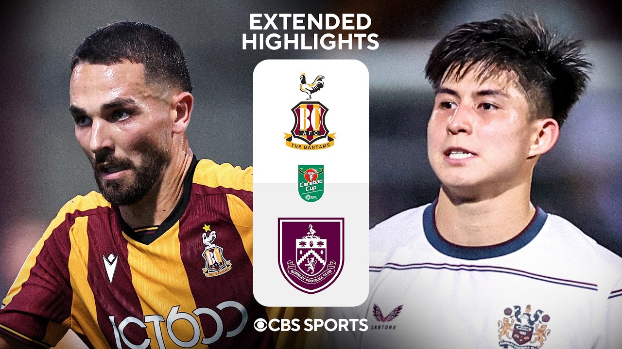 Bradford City vs Burnley วิดีโอฟุตบอล