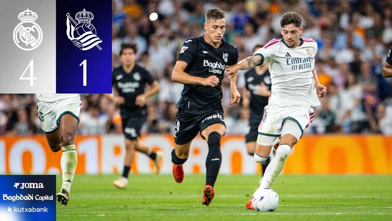 Real Madrid vs Real Sociedad ภาพวิดีโอไฮไลท์ฟุตบอล