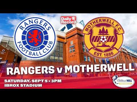 Rangers vs Motherwell ภาพถ่ายทอดสดฟุตบอล