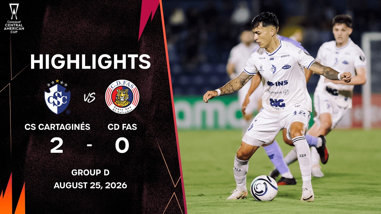 Cartaginés vs CD FAS วิดีโอฟุตบอล