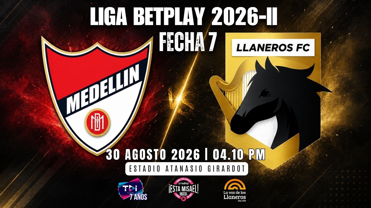Independiente Medellín vs Llaneros FC วิดีโอฟุตบอล
