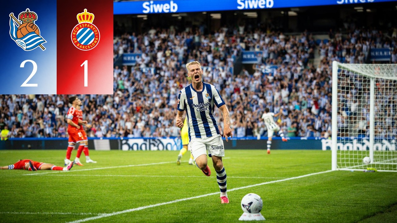 Real Sociedad vs Espanyol วิดีโอฟุตบอล