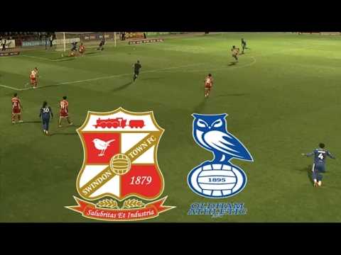 Oldham Athletic vs Swindon Town ภาพถ่ายทอดสดฟุตบอล