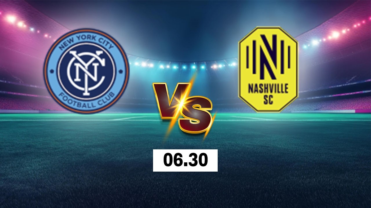 New York City FC vs Nashville SC ภาพถ่ายทอดสดฟุตบอล