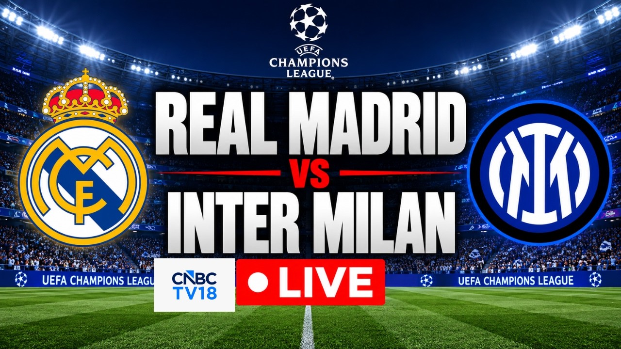 UEFA Champions League LIVE: Real Madrid vs. Inter Milan Match LIVE | Mbappe | Jose Mourinho | N18G ภาพถ่ายทอดสดฟุตบอล