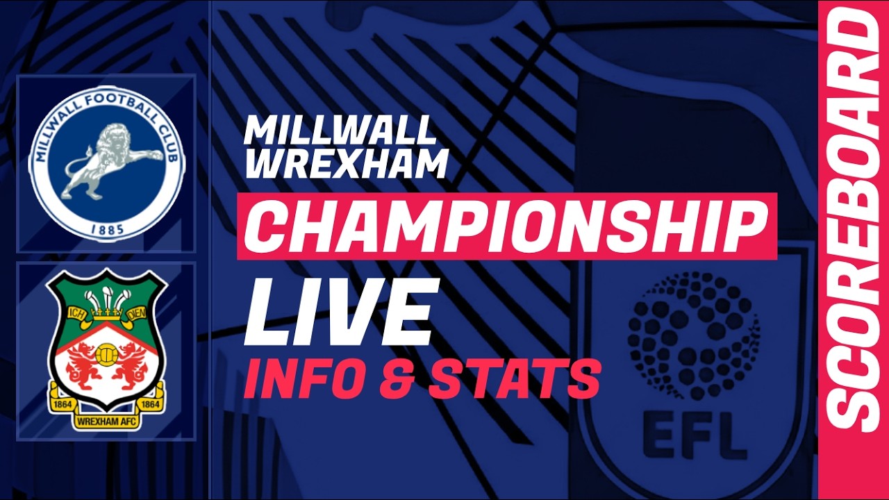 Millwall vs Wrexham ภาพถ่ายทอดสดฟุตบอล