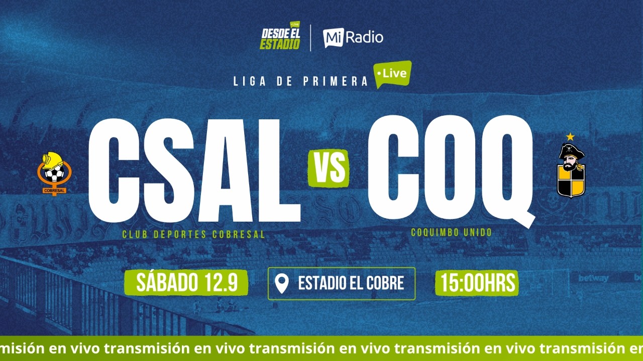 Cobresal vs Coquimbo Unido วิดีโอฟุตบอล