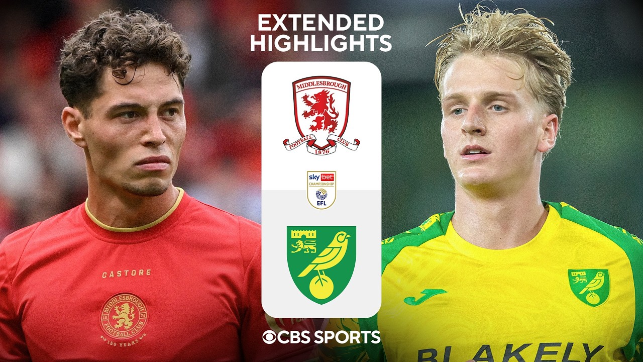 Middlesbrough vs Norwich City วิดีโอฟุตบอล