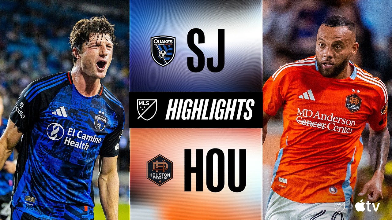 San Jose Earthquakes vs Houston Dynamo FC วิดีโอฟุตบอล