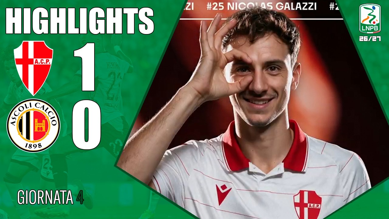 Padova vs Ascoli ภาพวิดีโอไฮไลท์ฟุตบอล