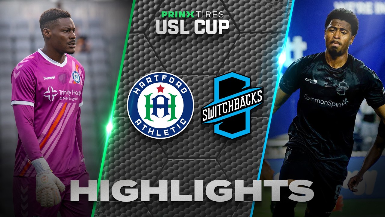 Hartford Athletic vs Colorado Springs Switchbacks FC วิดีโอฟุตบอล