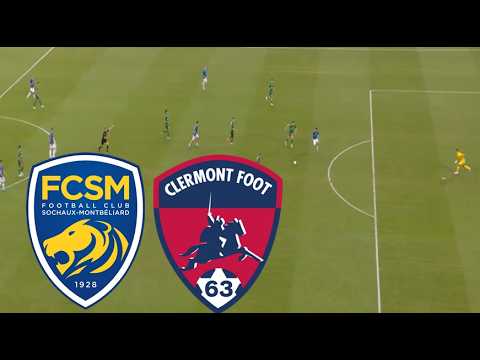 Clermont Foot vs Sochaux ภาพวิดีโอไฮไลท์ฟุตบอล