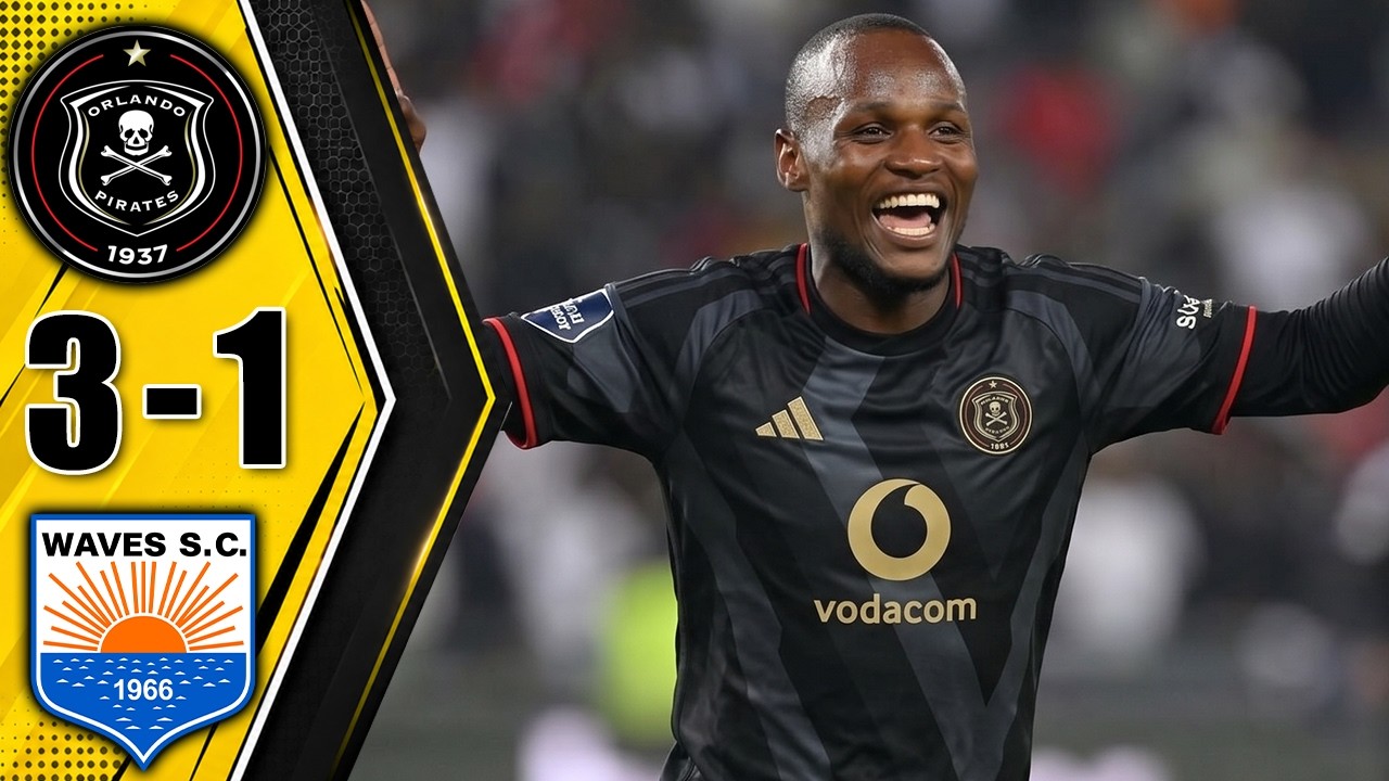 Orlando Pirates vs La Cure Waves ภาพวิดีโอไฮไลท์ฟุตบอล