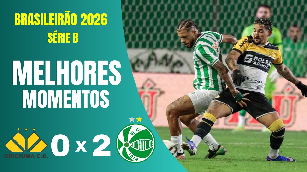 Criciúma vs Juventude ภาพวิดีโอไฮไลท์ฟุตบอล