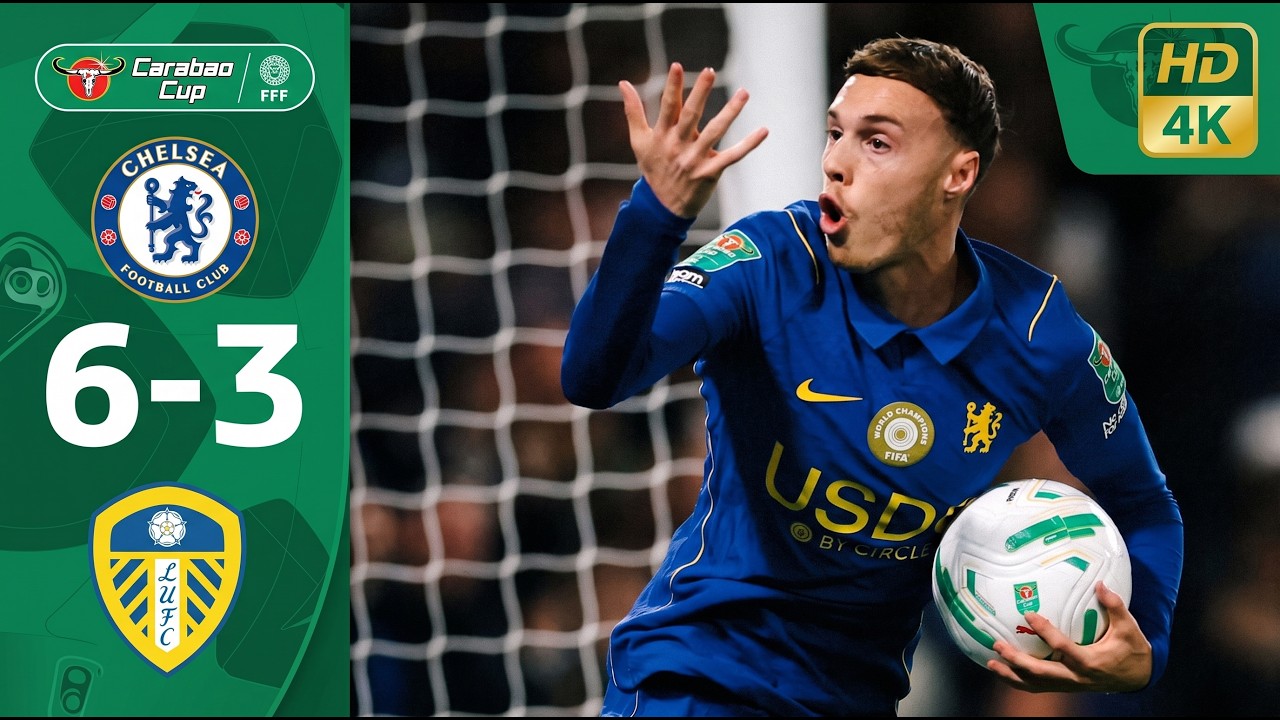 Chelsea vs Leeds United ภาพวิดีโอไฮไลท์ฟุตบอล