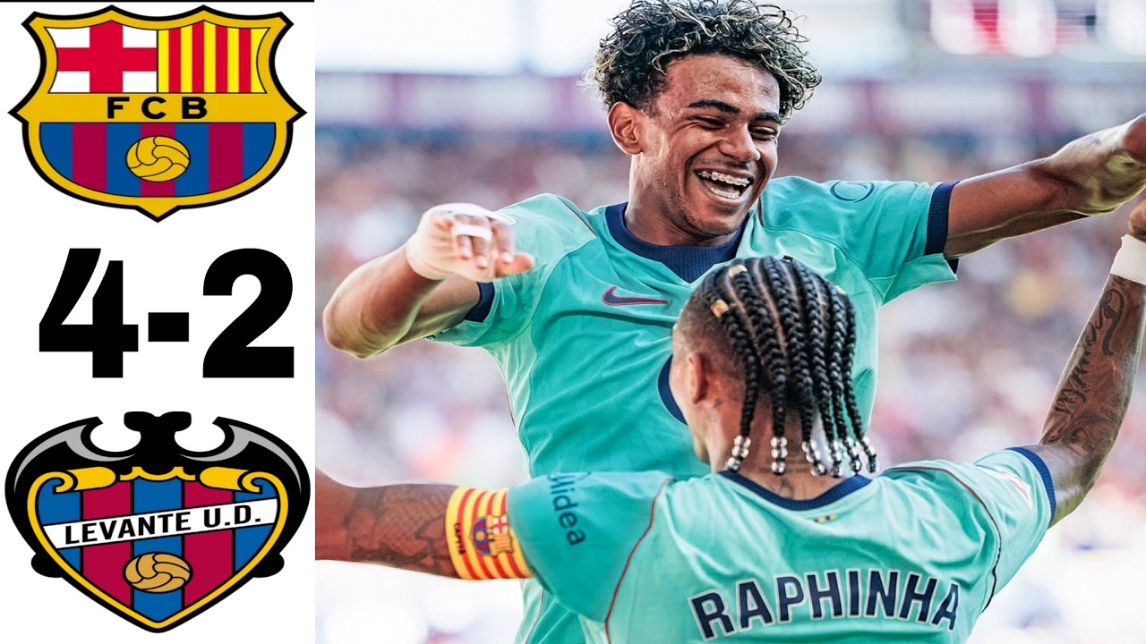 Levante vs Barcelona วิดีโอฟุตบอล