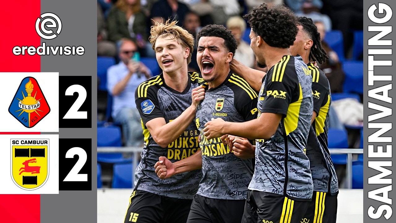 Telstar vs SC Cambuur วิดีโอฟุตบอล
