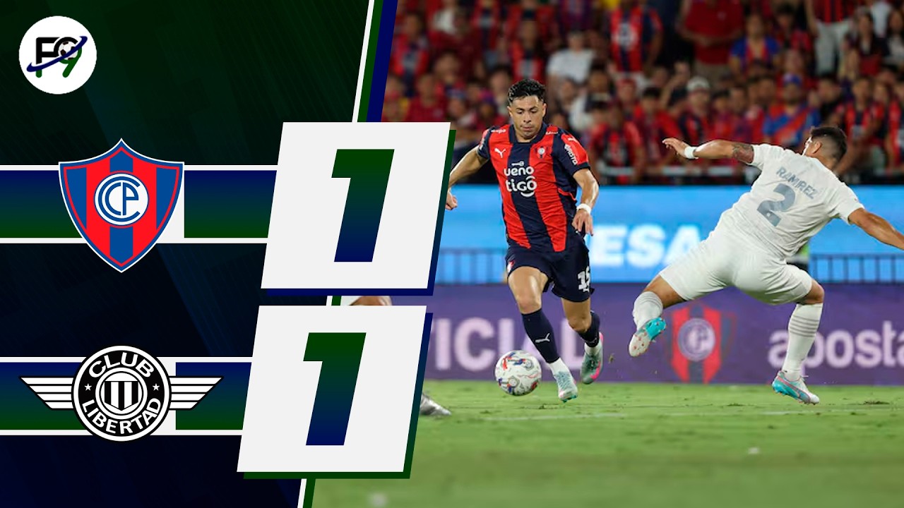 Cerro Porteño vs Libertad ภาพวิดีโอไฮไลท์ฟุตบอล