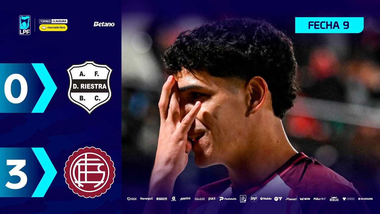 Deportivo Riestra vs Lanús วิดีโอฟุตบอล