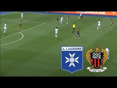 AJ Auxerre vs Nice ภาพถ่ายทอดสดฟุตบอล