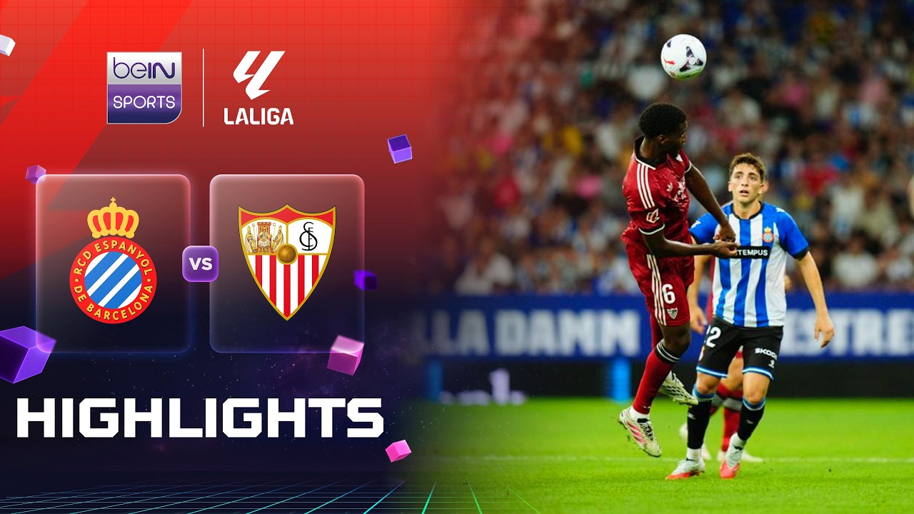 Espanyol vs Sevilla วิดีโอฟุตบอล