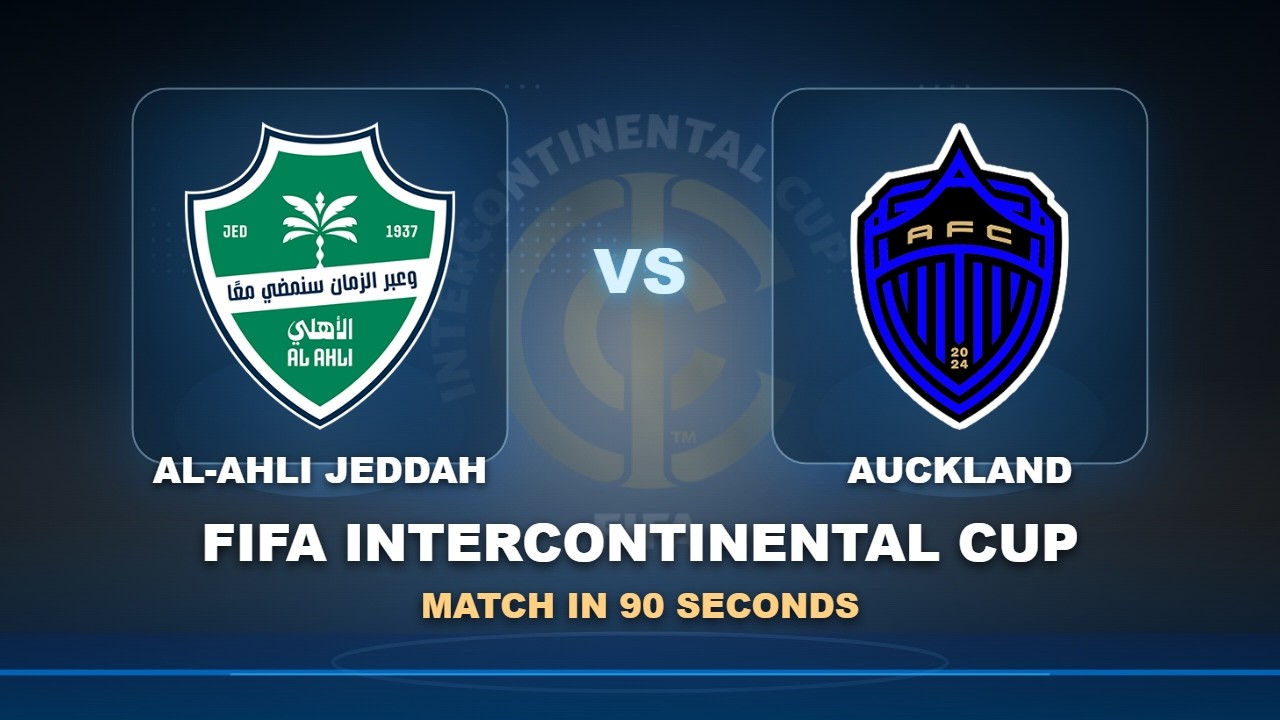 Al Ahli vs Auckland FC วิดีโอฟุตบอล