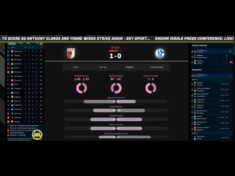 FC Augsburg vs Schalke 04 ภาพถ่ายทอดสดฟุตบอล