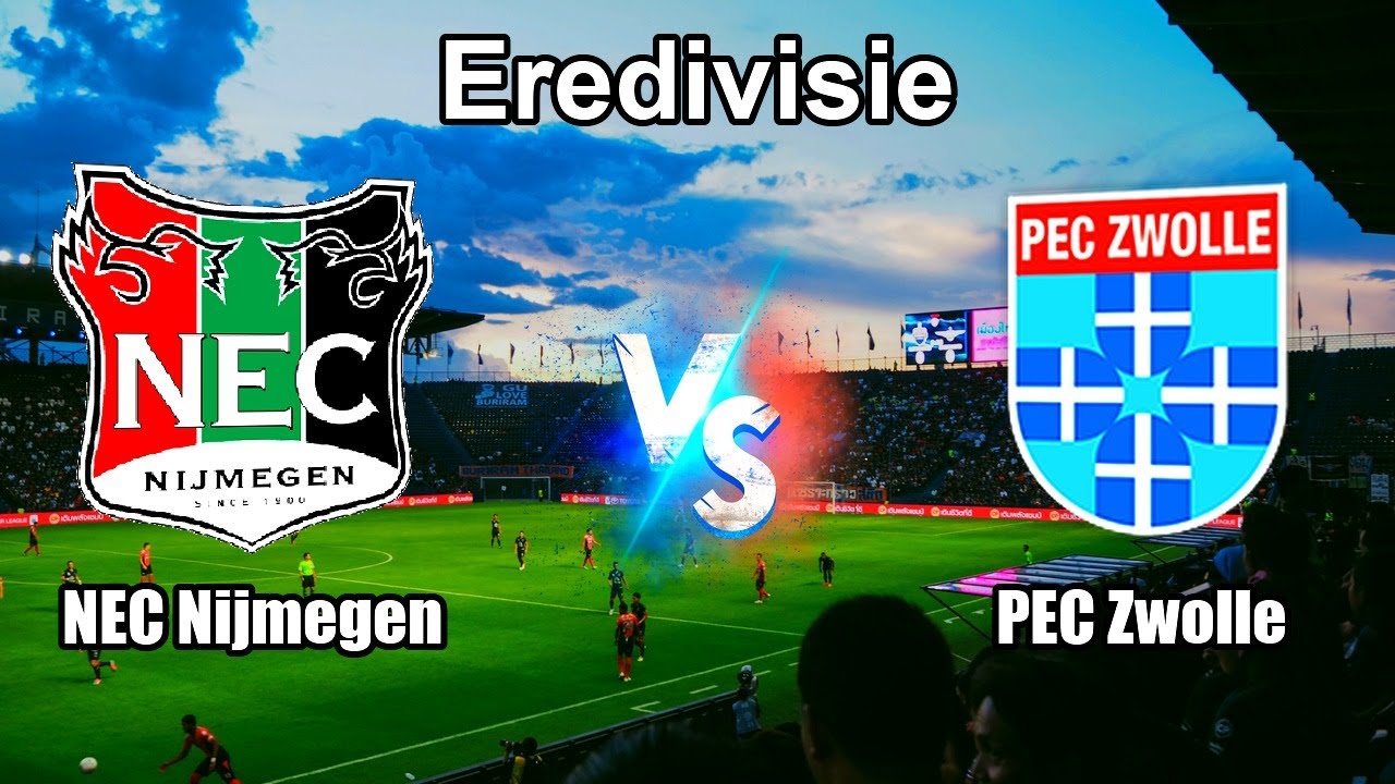 PEC Zwolle vs NEC Nijmegen ภาพถ่ายทอดสดฟุตบอล